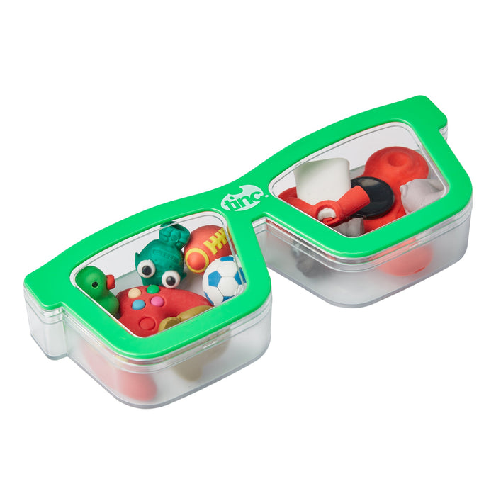 Sunglasses Eraser Tub - 10 Assorted Erasers