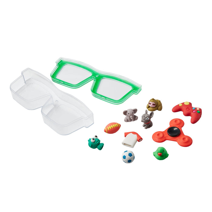 Sunglasses Eraser Tub - 10 Assorted Erasers