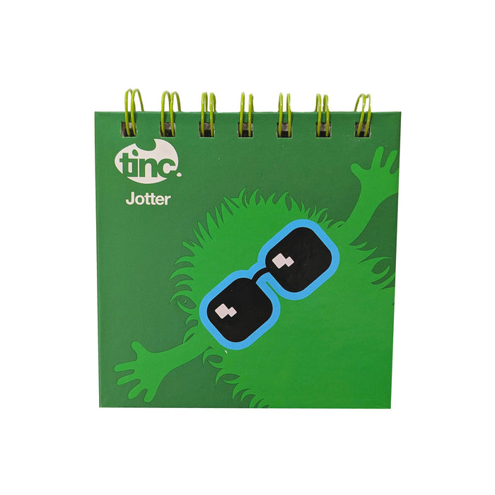 Mini Green Hugga Jotter Notebook 10cm