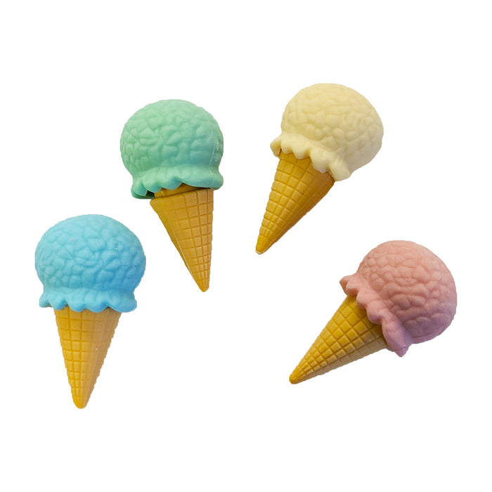 Pastel Ice Cream Erasers