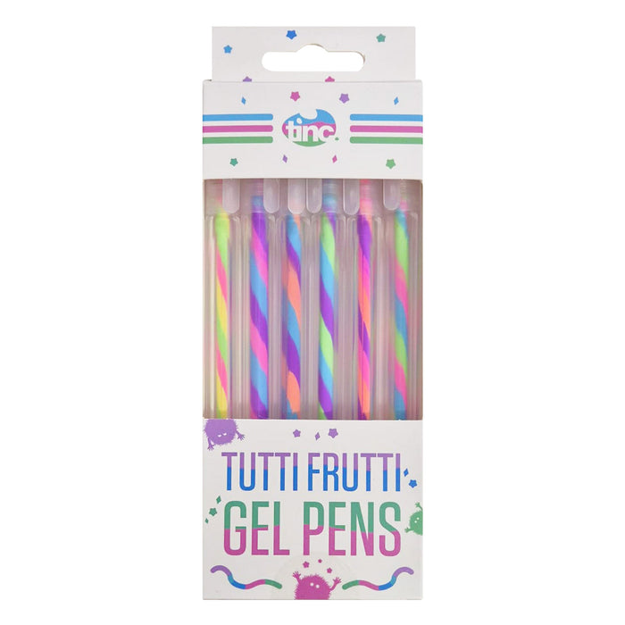Set of 6 Tutti Frutti Gel Pens