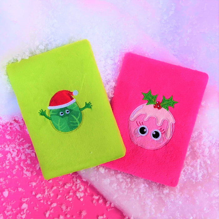 Mini Christmas Pudding Snuggly Journal