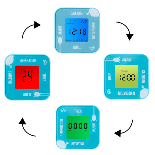 Kids Digital Alarm Clock | Clock for Kids Room | Tinc