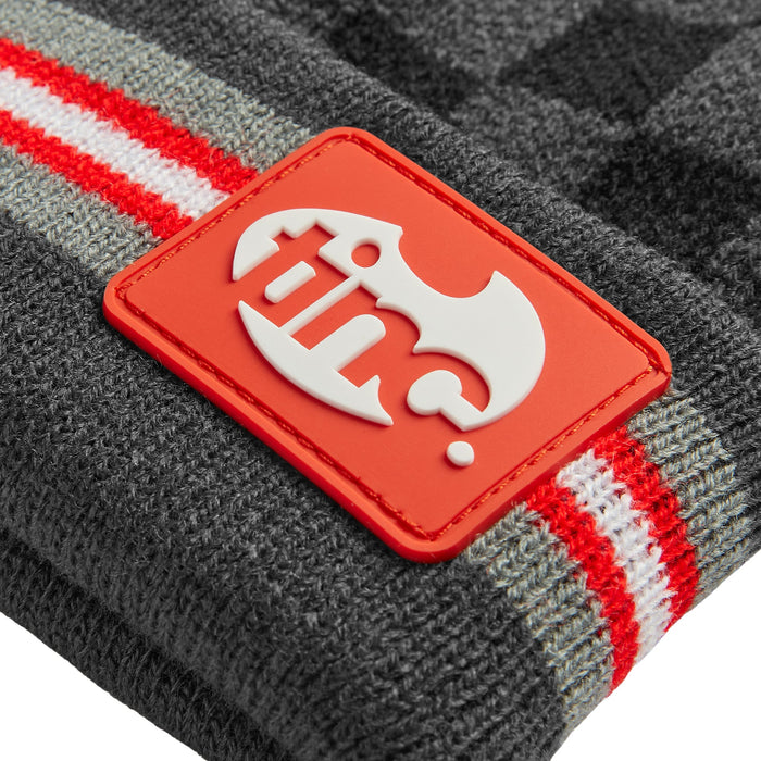 Kronk Black & Red Kids Bobble Hat
