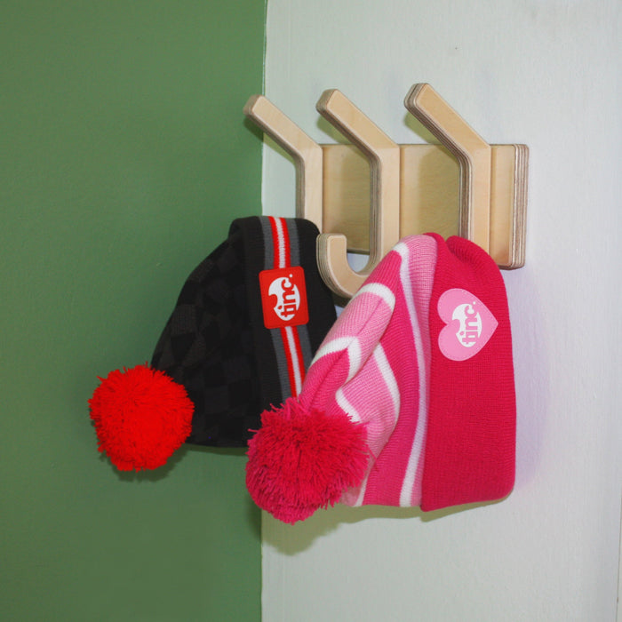 Mallo Pink Kids Bobble Hat