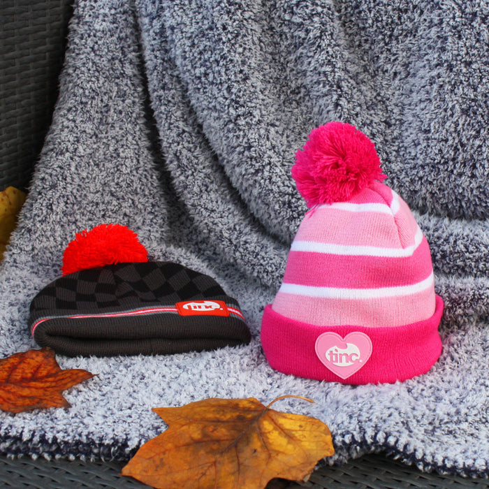 Mallo Pink Kids Bobble Hat
