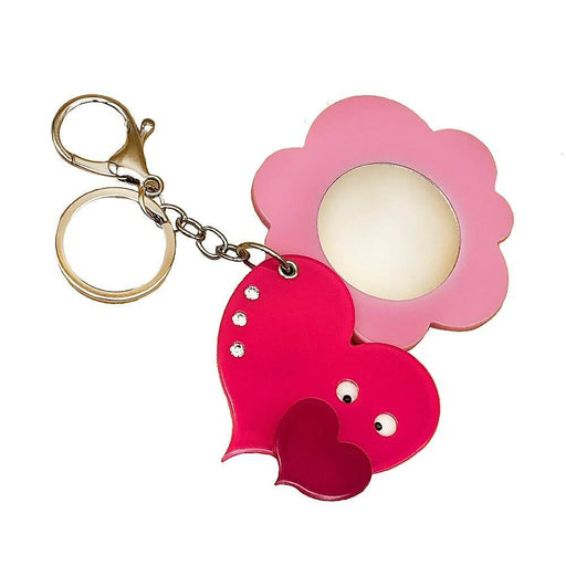 Sliding Mirror Keyring - Pink - Tinc