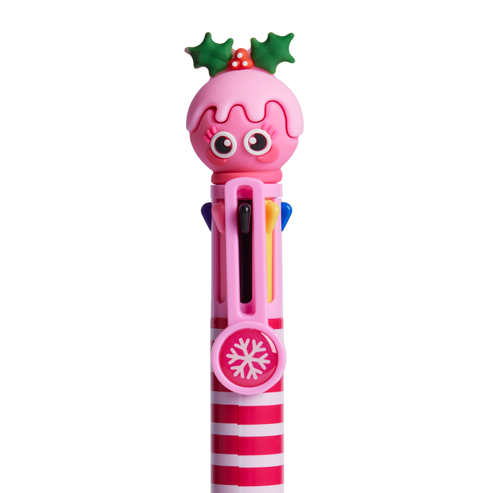 Christmas Pudding Multi-Click Pen