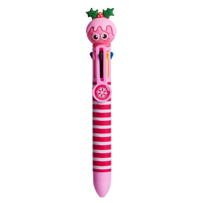 Christmas Pudding Multi-Click Pen