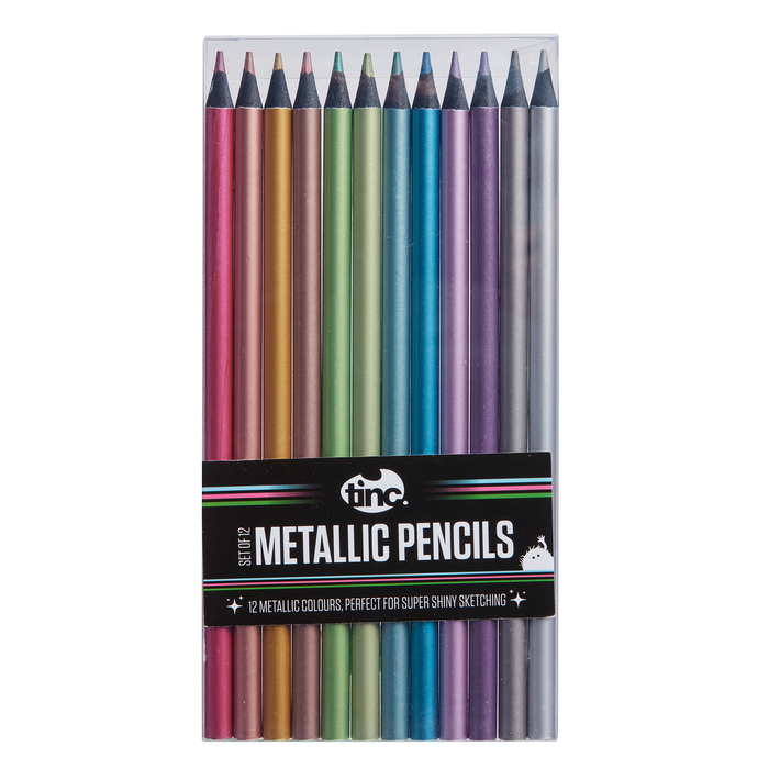 Super Shiny Metallic Colouring Pencils