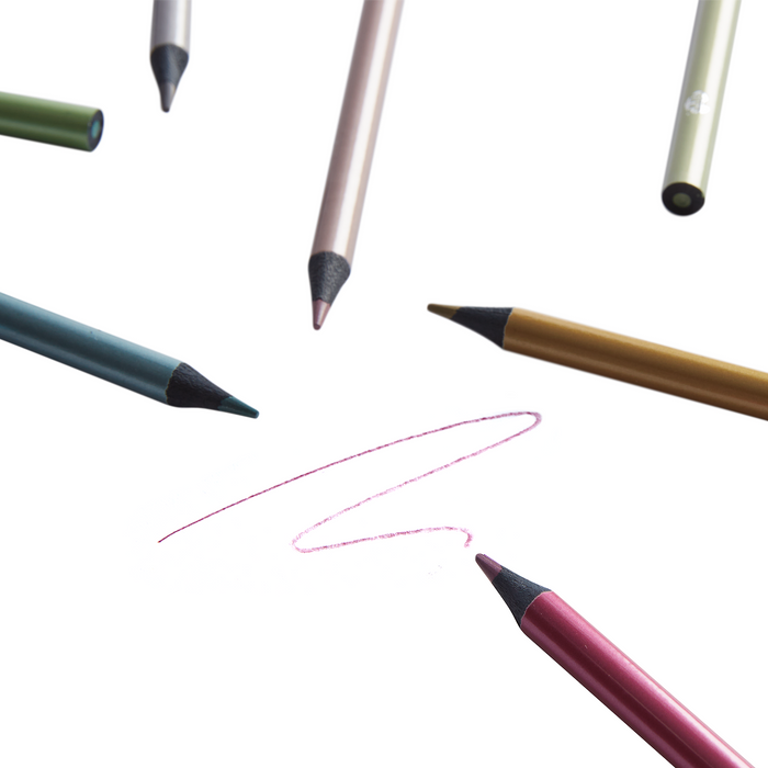 Super Shiny Metallic Colouring Pencils