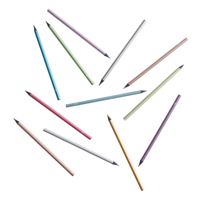 Super Shiny Metallic Colouring Pencils