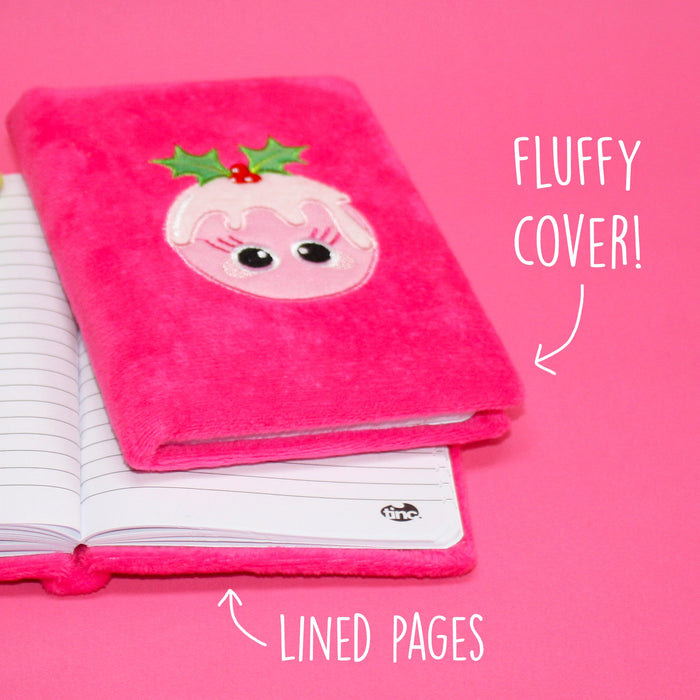 Mini Christmas Pudding Snuggly Journal