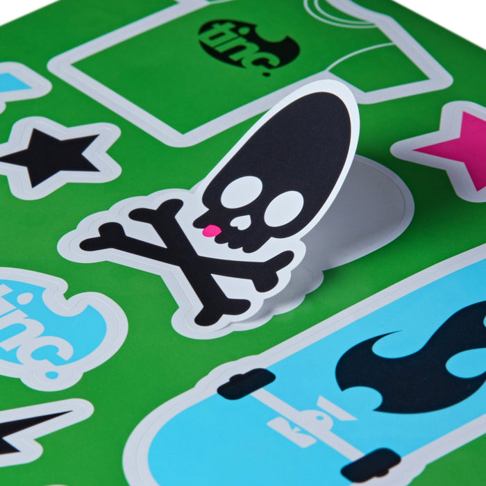 Skate Sticker Sheet - Green