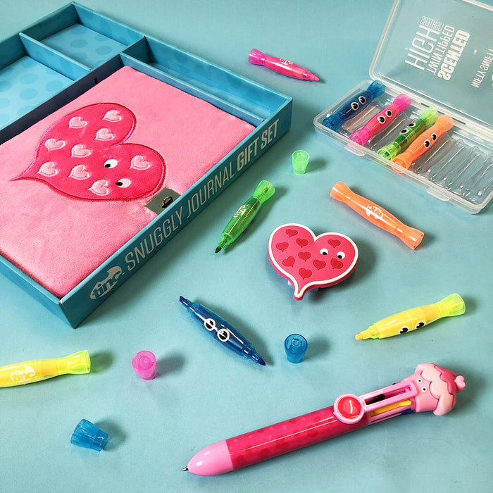 Pink Snuggly Journal Gift Set