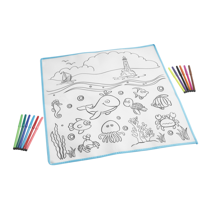 Tiny Tincs Under the Sea Washable Colouring Mat