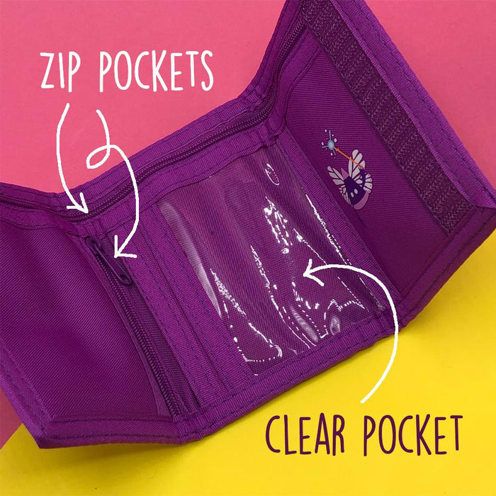 Purple Character Wallet - Tinc