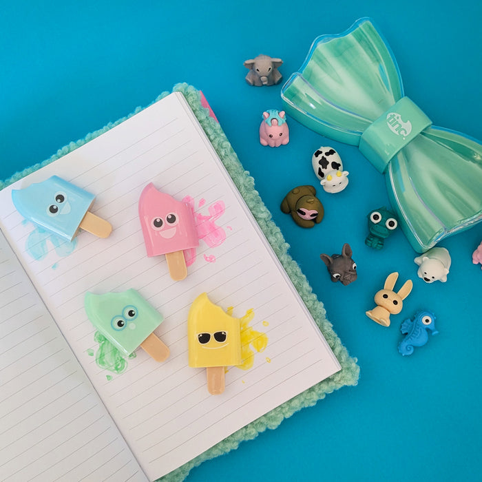 Bow Tie Eraser Tub- 10 Assorted Erasers