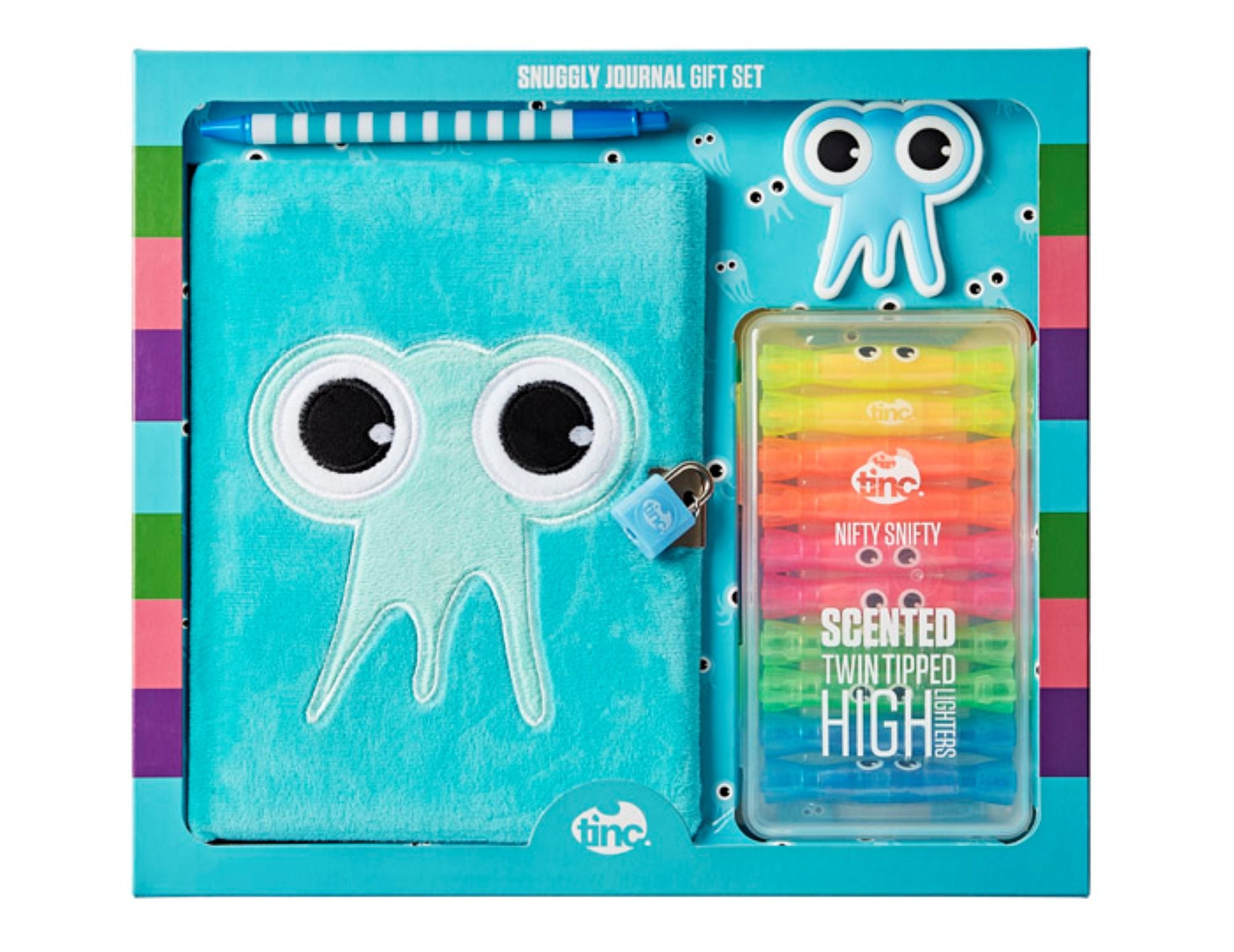 Blue Snuggly Journal Gift Set