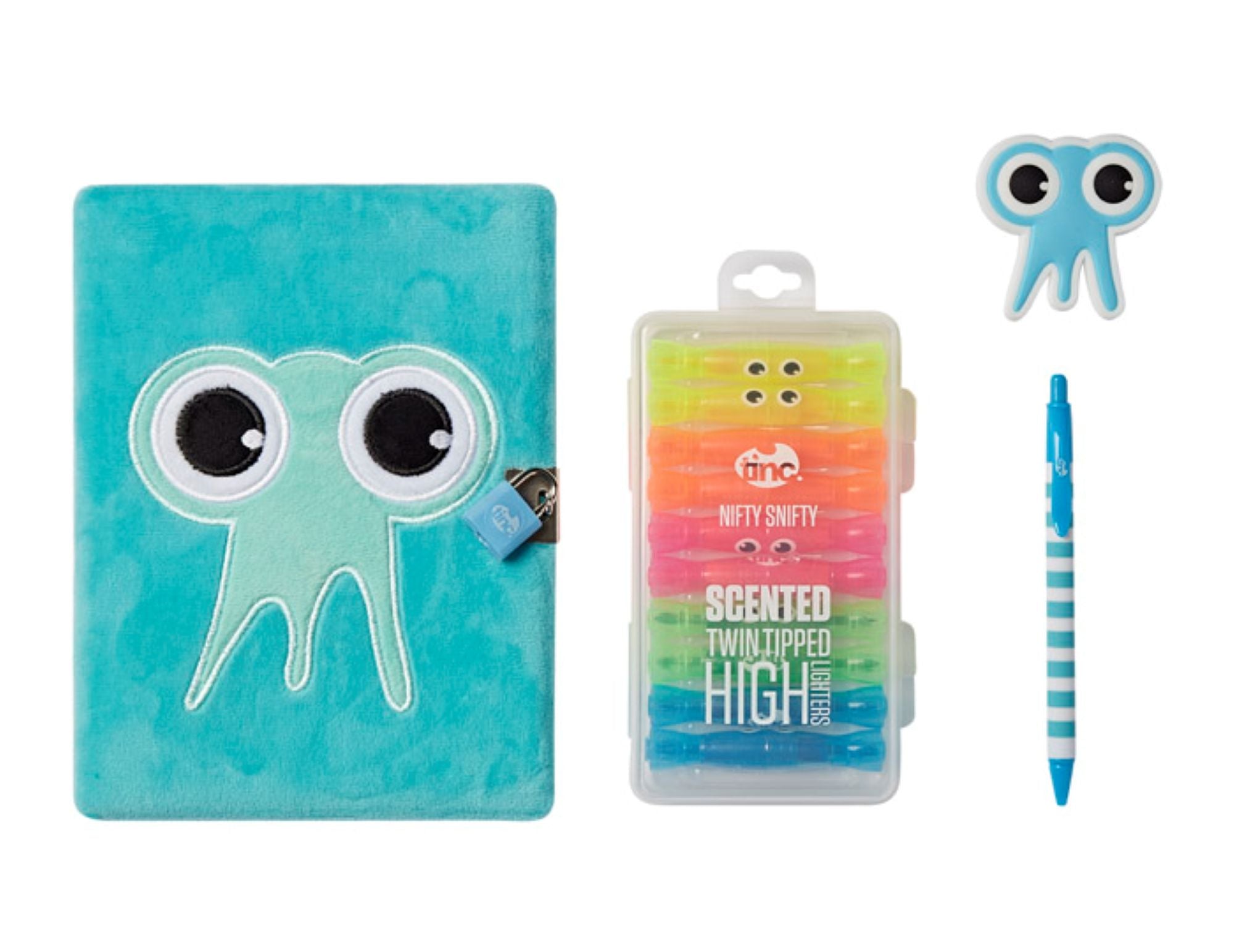 Blue Snuggly Journal Gift Set