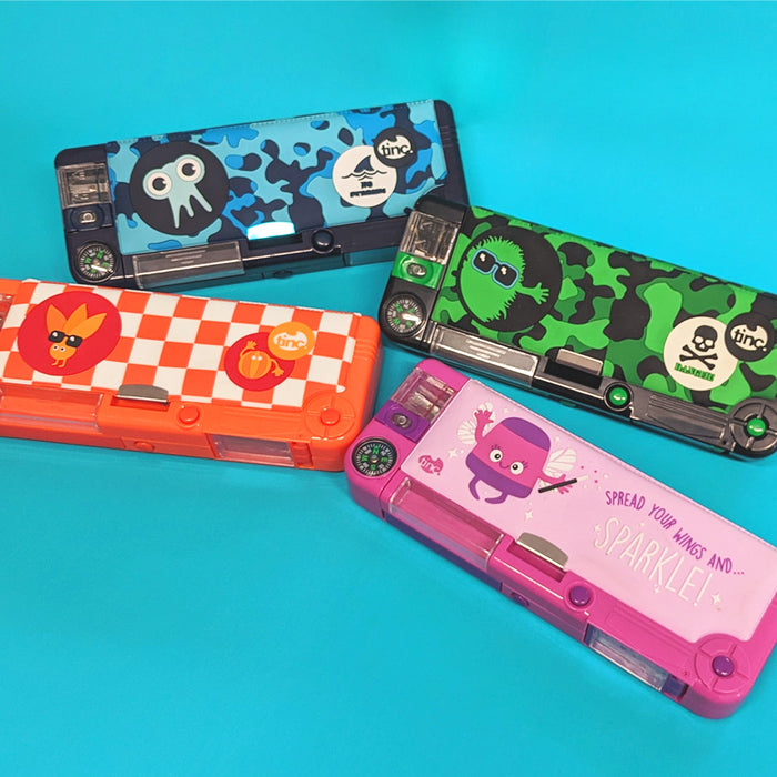 Ooloo Filled Compartment Pencil Case