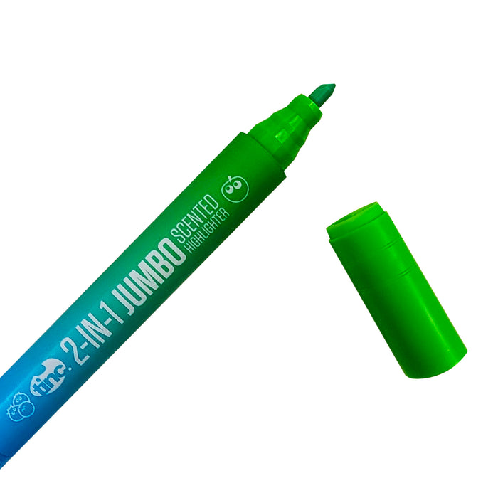Jumbo Scented Double Highlighter - Blue & Green