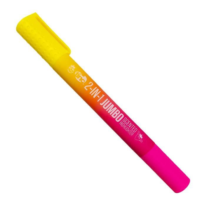 Jumbo Scented Double Highlighter - Pink & Yellow