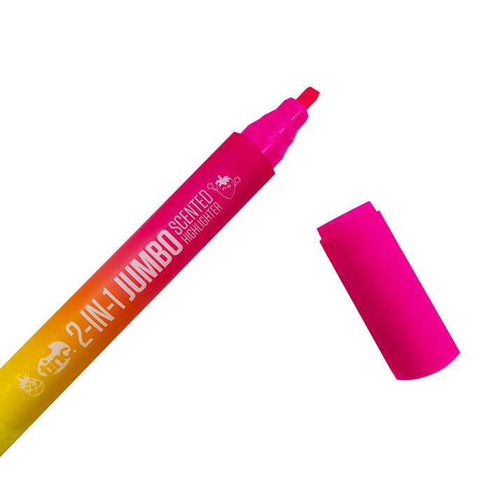 Jumbo Scented Double Highlighter - Pink & Yellow