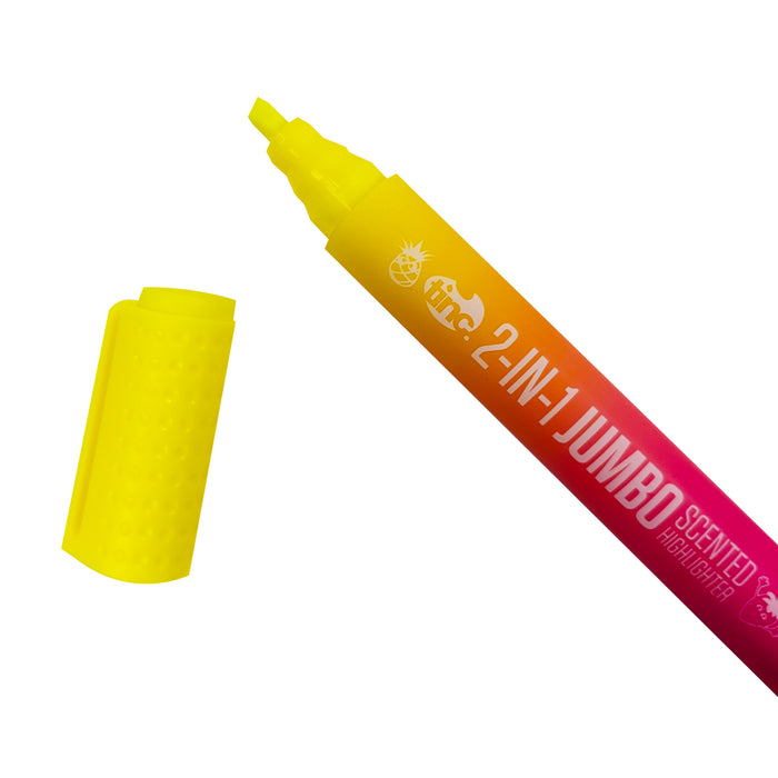 Jumbo Scented Double Highlighter - Pink & Yellow