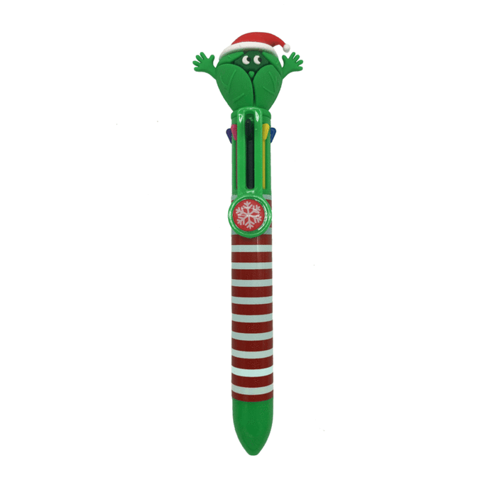 Set of 4 Christmas Multi Click Pens In Gift Bag