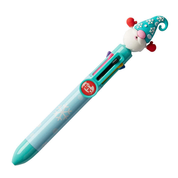 Set of 4 Christmas Multi Click Pens In Gift Bag