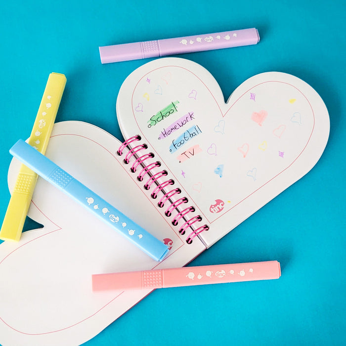 Mallo Heart Padded A5 Notebook