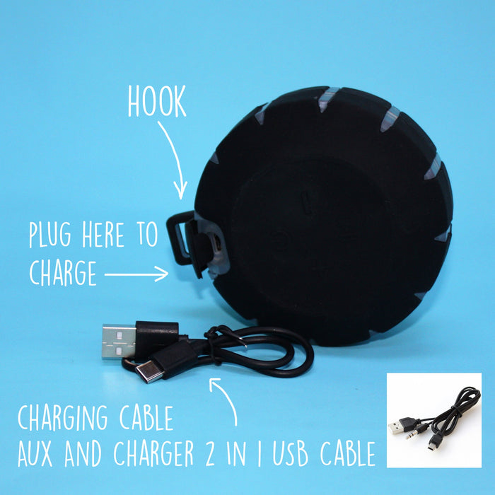 Splash-Proof Round Speaker