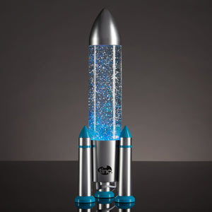 Rocket Glitter Lamp
