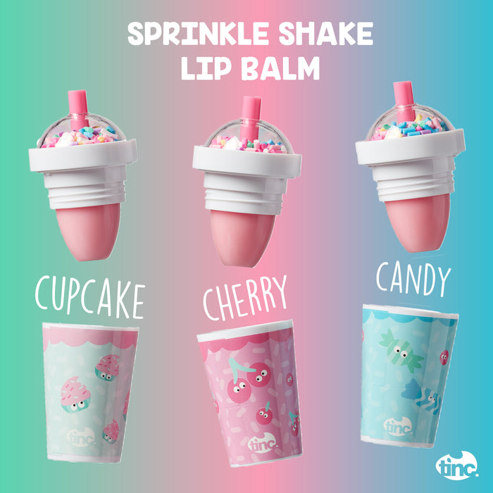 Set of 3 Sprinkle Milkshake Lip Balms