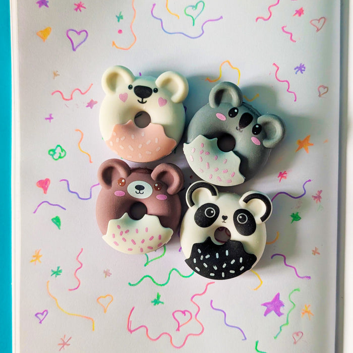 Doughnut Bear Erasers