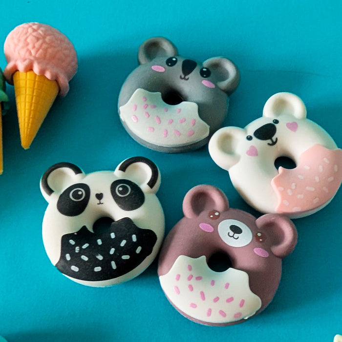 Doughnut Bear Erasers