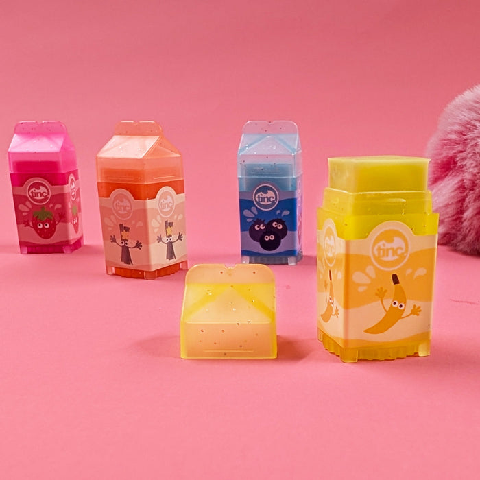 Set Of 4 Mini Milk Scented Lip Balms