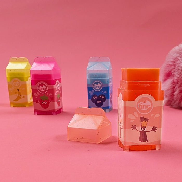 Set Of 4 Mini Milk Scented Lip Balms