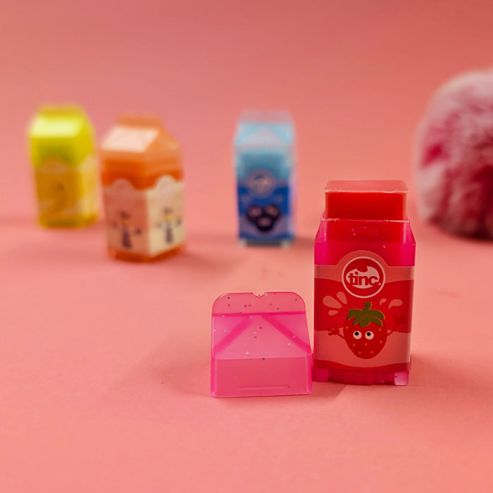 Set Of 4 Mini Milk Scented Lip Balms