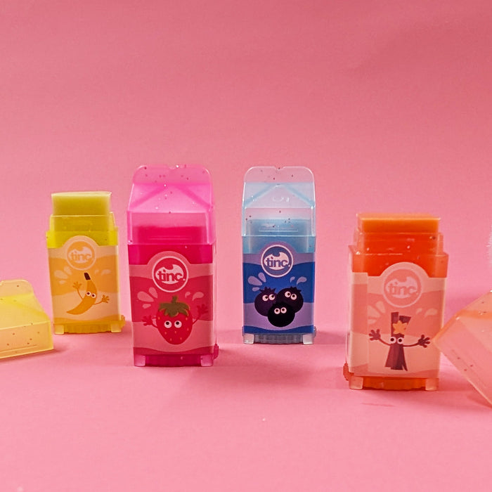 Set Of 4 Mini Milk Scented Lip Balms