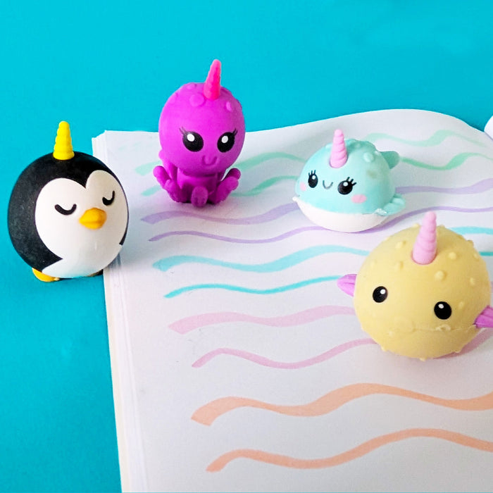 Unicorn Sea Animal Erasers
