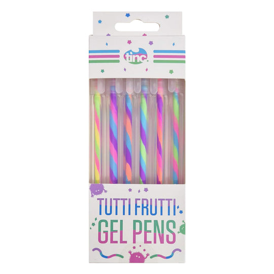Set of 6 Tutti Frutti Gel Pens