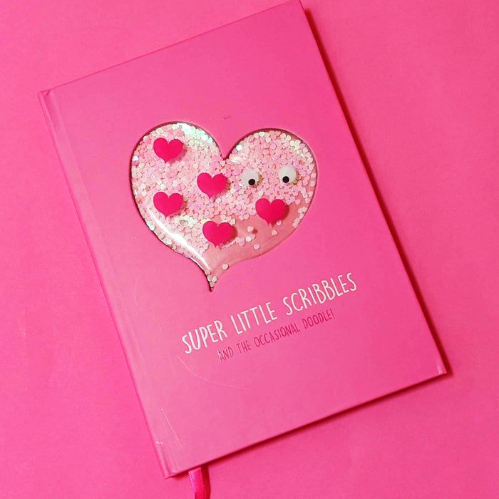 Mallo A5 Heart Sequin Notebook