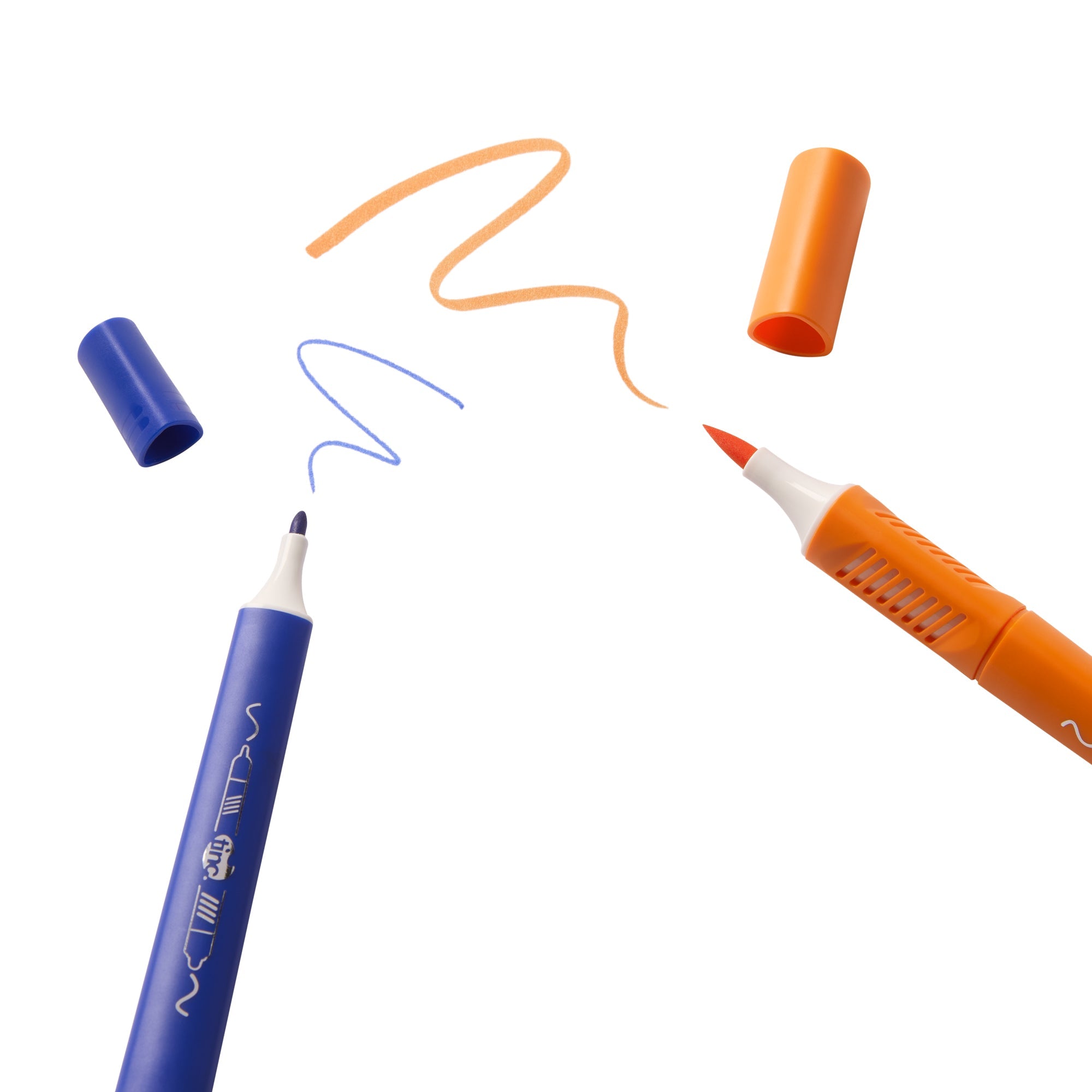 Top n Tail Brush Colouring Pens Set