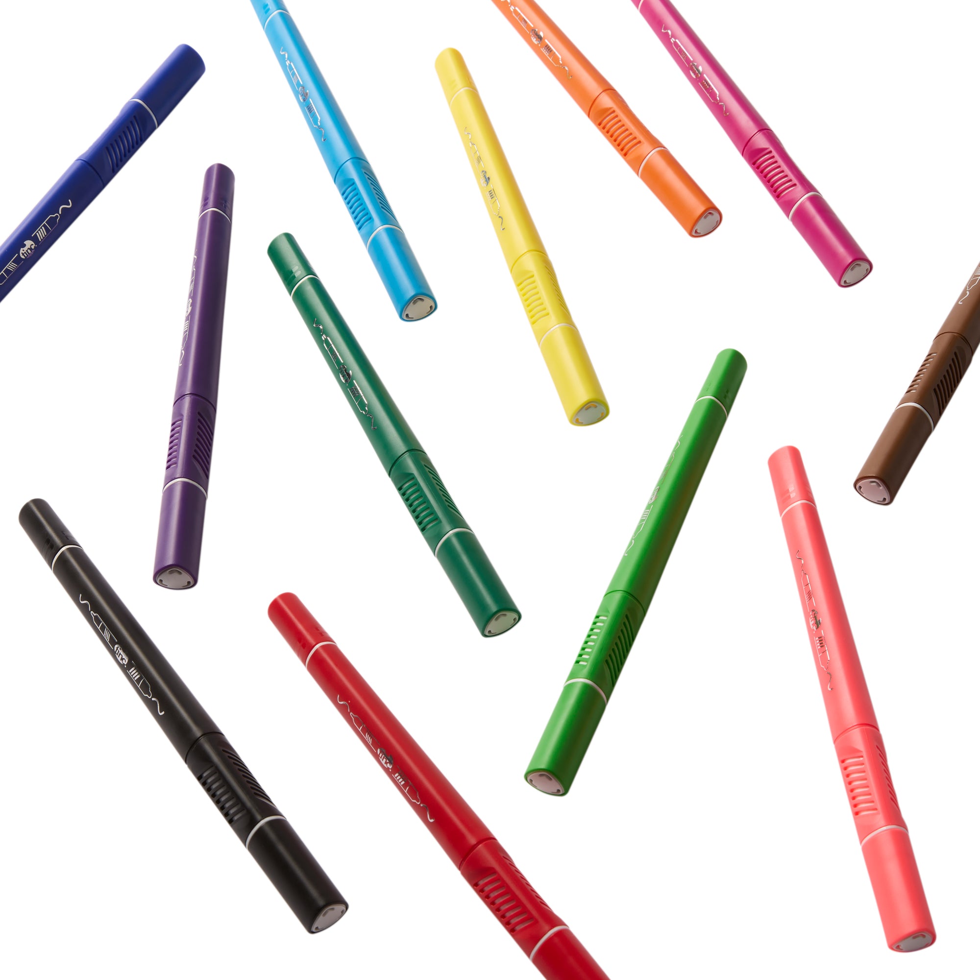 Top n Tail Brush Colouring Pens Set