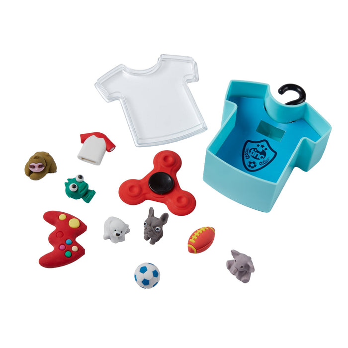 T-Shirt Eraser Tub- 10 Assorted Erasers