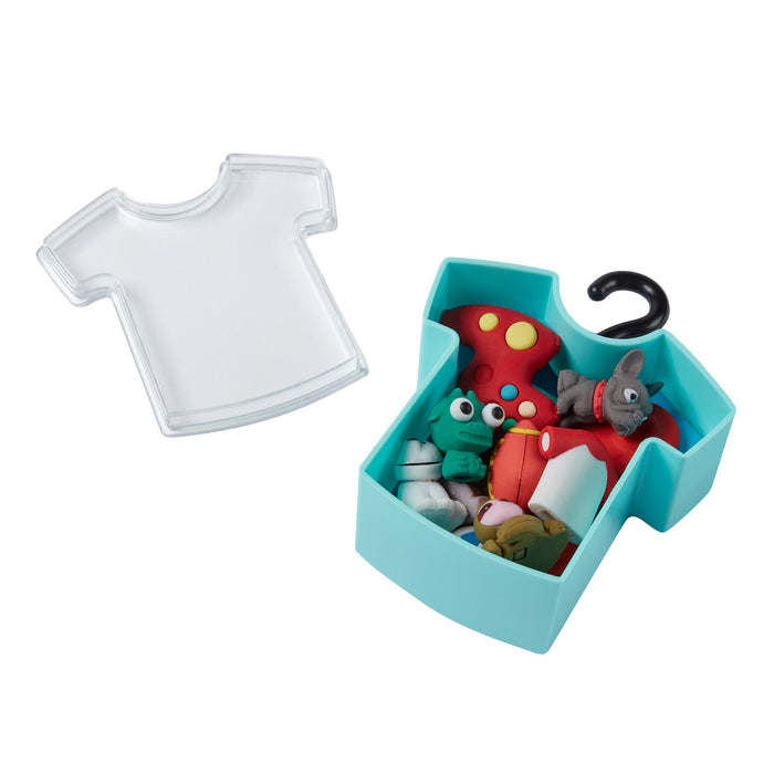 T-Shirt Eraser Tub- 10 Assorted Erasers