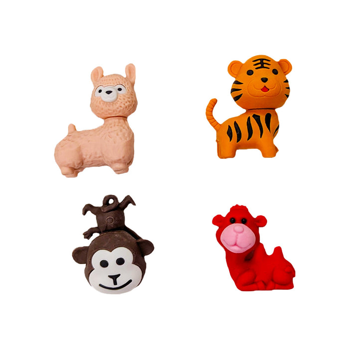 Wild Animal Eraser Collection