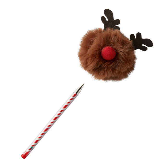 Reindeer Pom Pom Pen